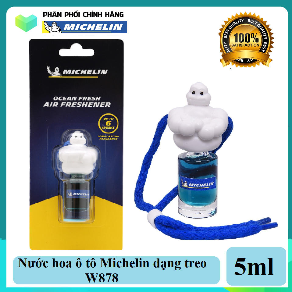 Nước Hoa Ô Tô Michelin Dạng Treo W878 - Nhiều Mùi Hương - Ocean