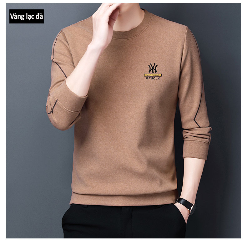 Áo thu đông nam dài tay thời trang, phong cách trẻ trung - WY