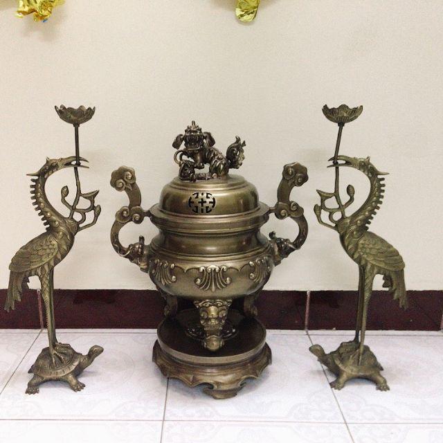 Bộ Đỉnh Tam sự hoa sòi cao 50 .