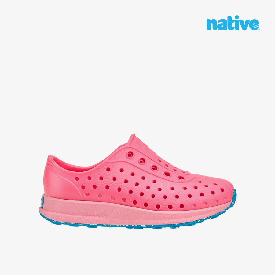 Giày Lười Bé Gái NATIVE Robbie Sugarlite Junior - Floyd Pink/ Princess Pink/ Pacific Speckle Rubber - 33.5