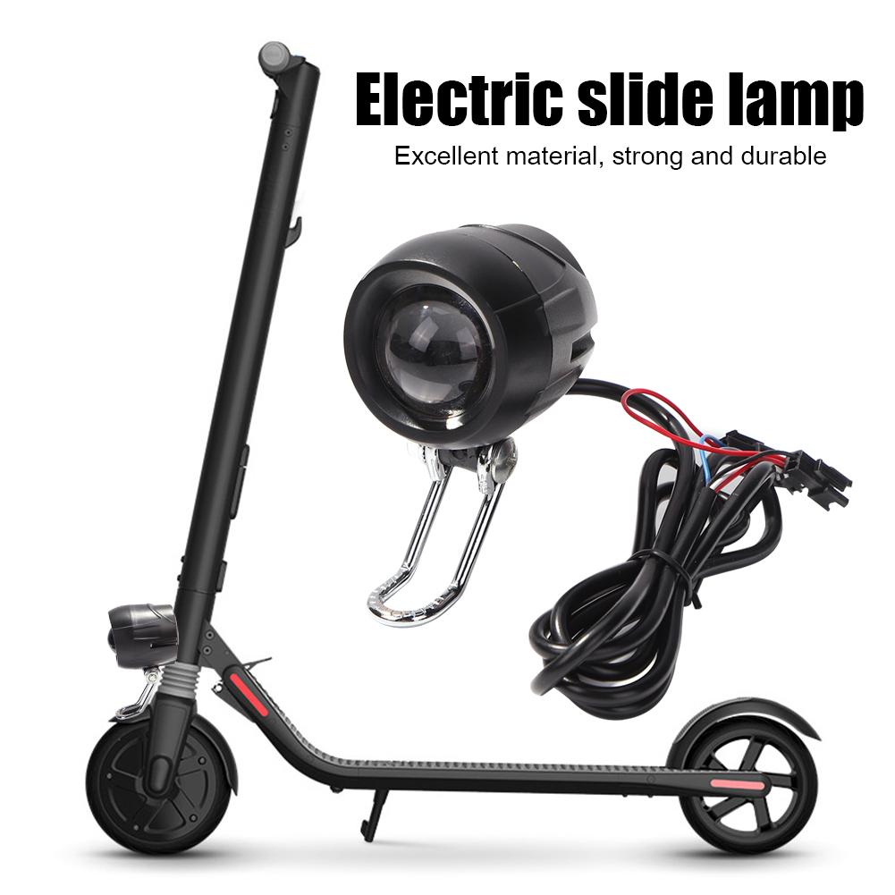 2 Trong 1 Sừng Đèn Pha Xe Điện Lớn Đèn Trước Cho KUGOO M4 PRO LED Kim Loại Xe Đạp Đội Đầu Đi Xe Đạp Phụ Kiện
