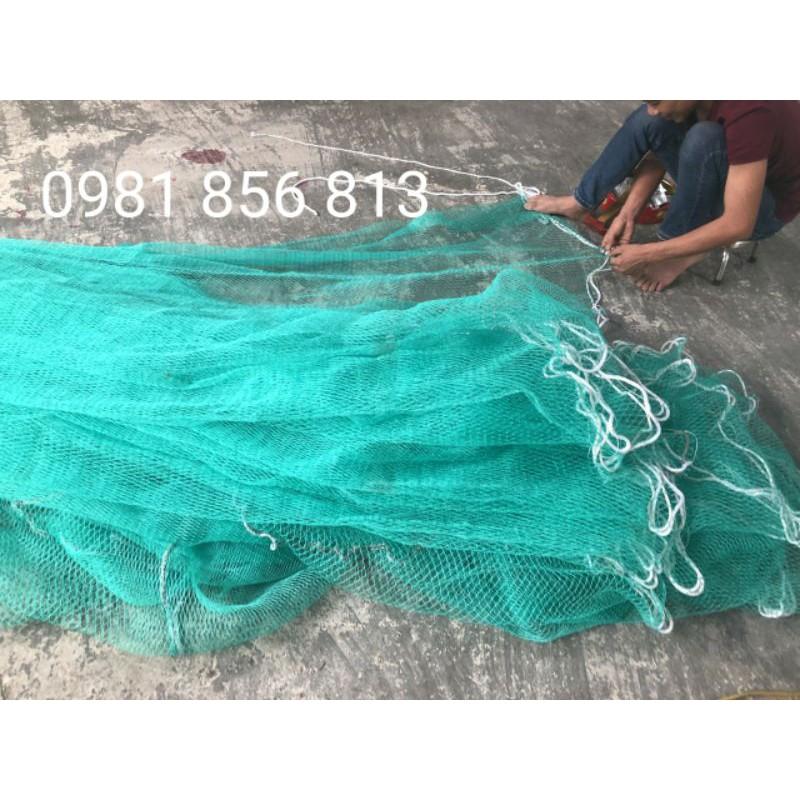 Lưới vét cá cước Thái dài 20m cao 2m túi 4m mắt 2cm lưới kéo cá ao hồ hàng đặt