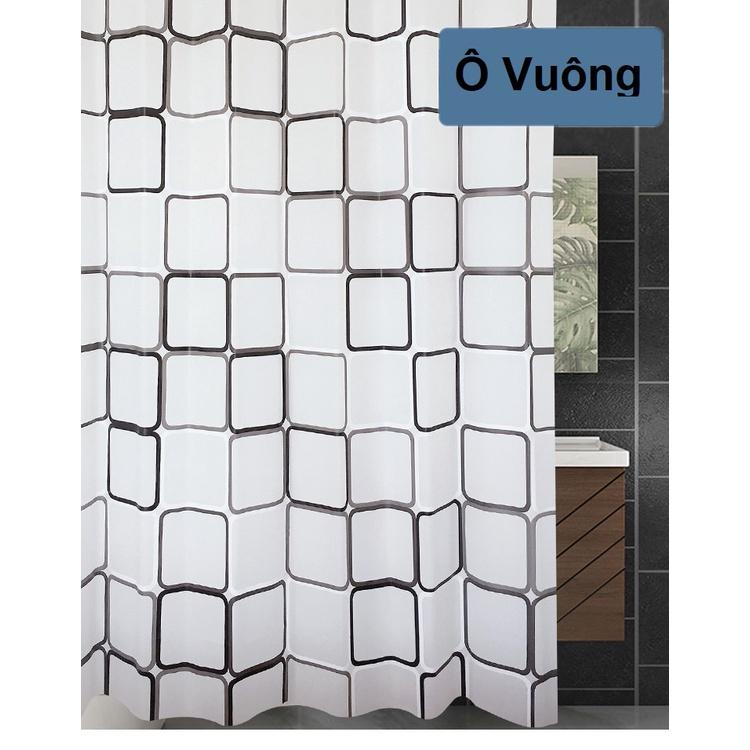 Rèm nhà tắm mỏng, dai, không thấm nước (1m8x2m)