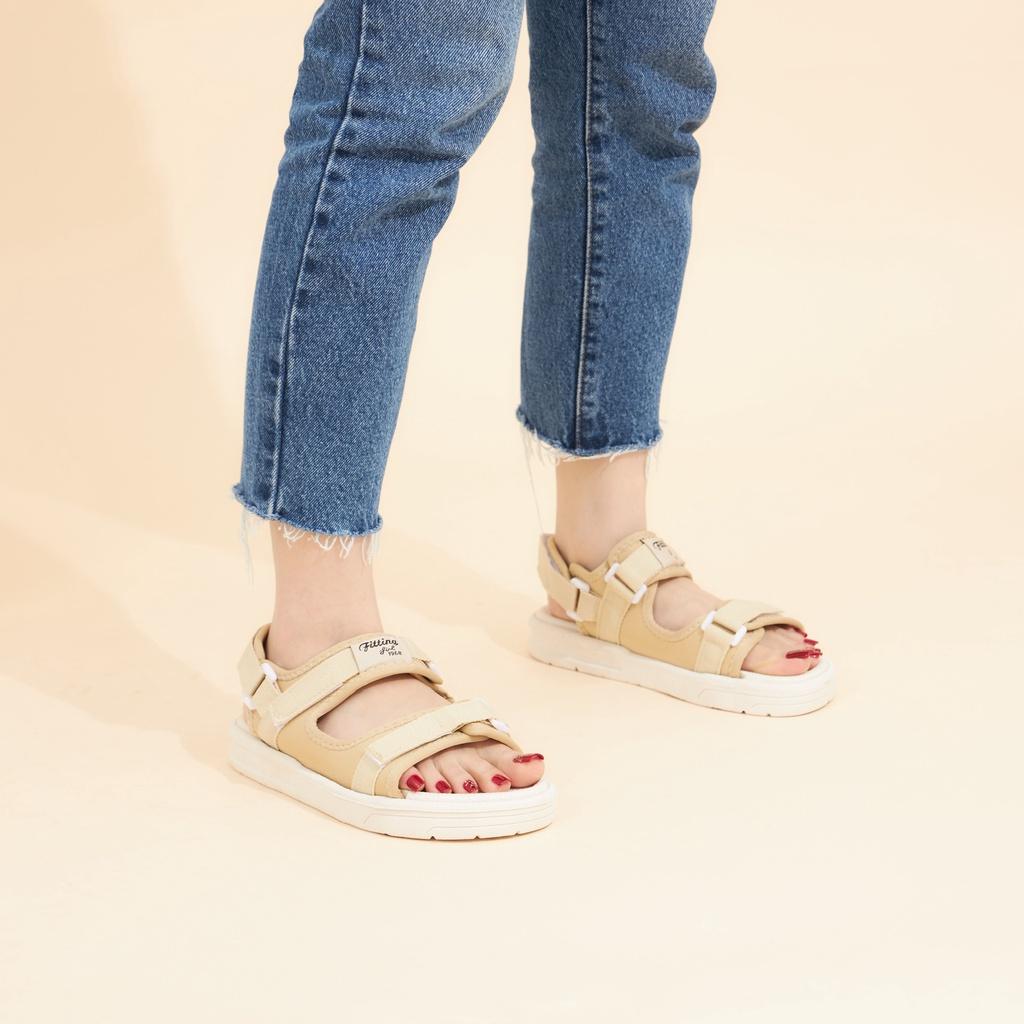Giày MWC 2933 - Giày Sandal Nữ Quai Ngang Đế Bằng Kiểu Dáng Streetwear Năng Động Thời Trang