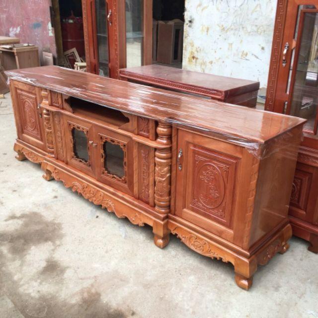 Kệ tivi gỗ xoan đào