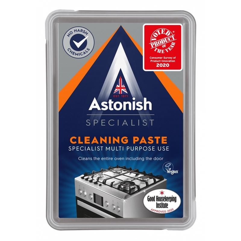 Kem tẩy dầu mỡ cháy khét, vệ sinh lò nướng Astonish C8600_250g_Chuyên dùng để tẩy vệ sinh các dụng cụ nấu ăn như: Xoong nồi, chảo, vỉ nướng, khay nướng, lò nướng, lò viba/vi sóng...và các vật dụng đồ dùng khác bằng Inox, đồng, nhựa, gỗ, đá