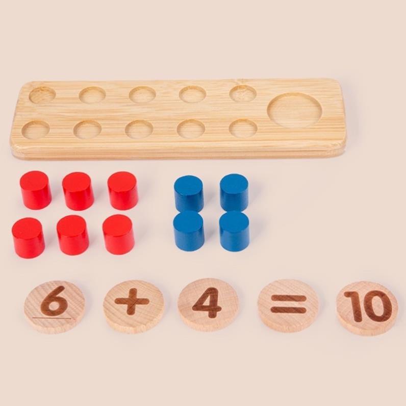 Bộ Đồ Chơi Toán Học Bằng Gỗ Montessori Cho Trẻ Em