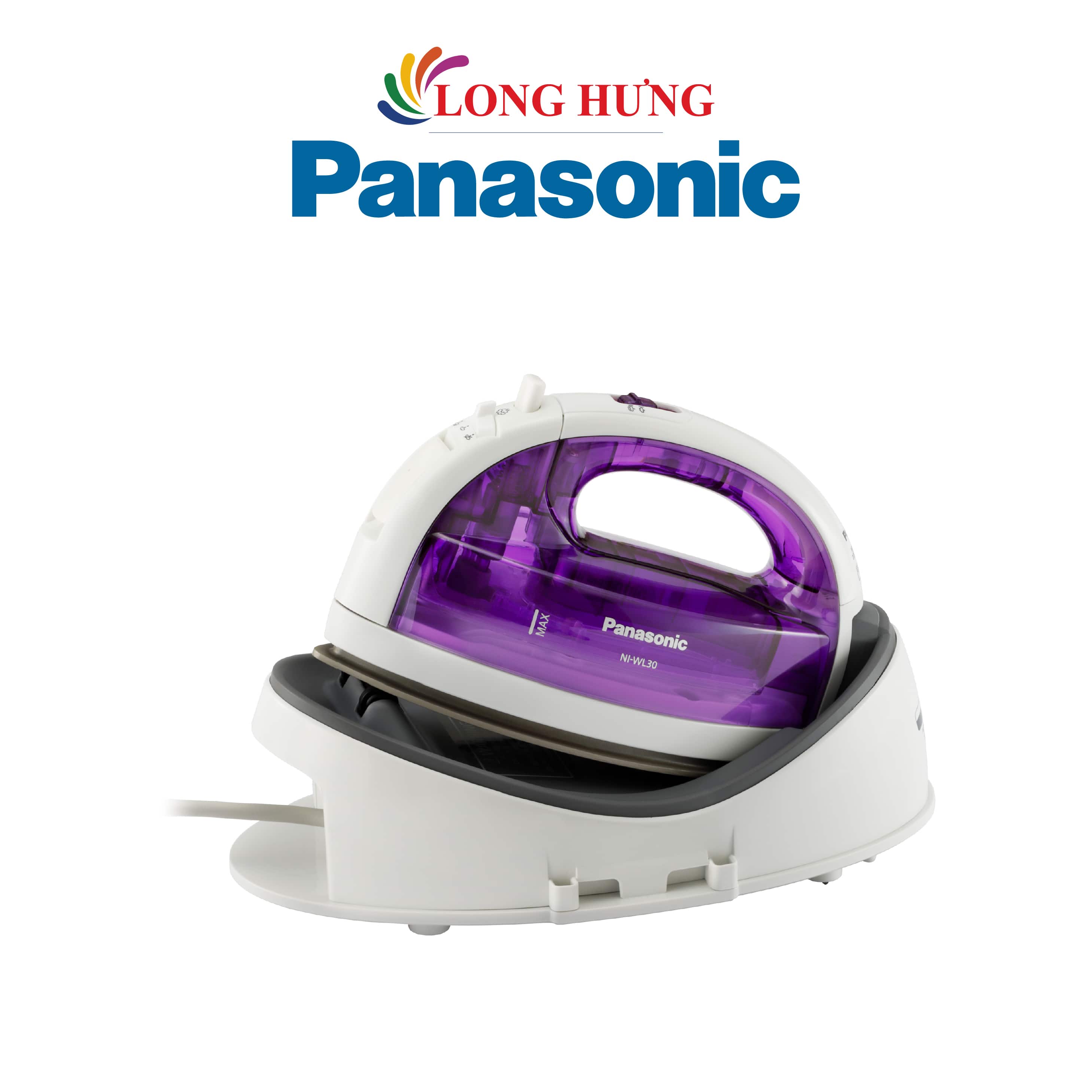 Bàn ủi hơi nước không dây Panasonic NI-WL30VRA - Hàng chính hãng