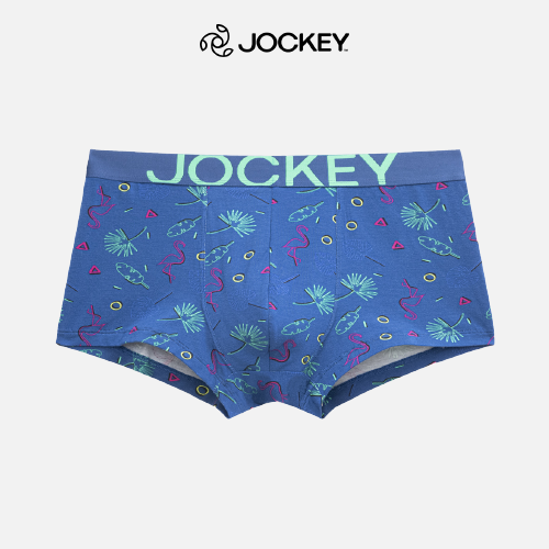 Quần Lót Boxer Bamboo Nam Jockey In Họa Tiết USA Originals - J1207 - Xanh in 1