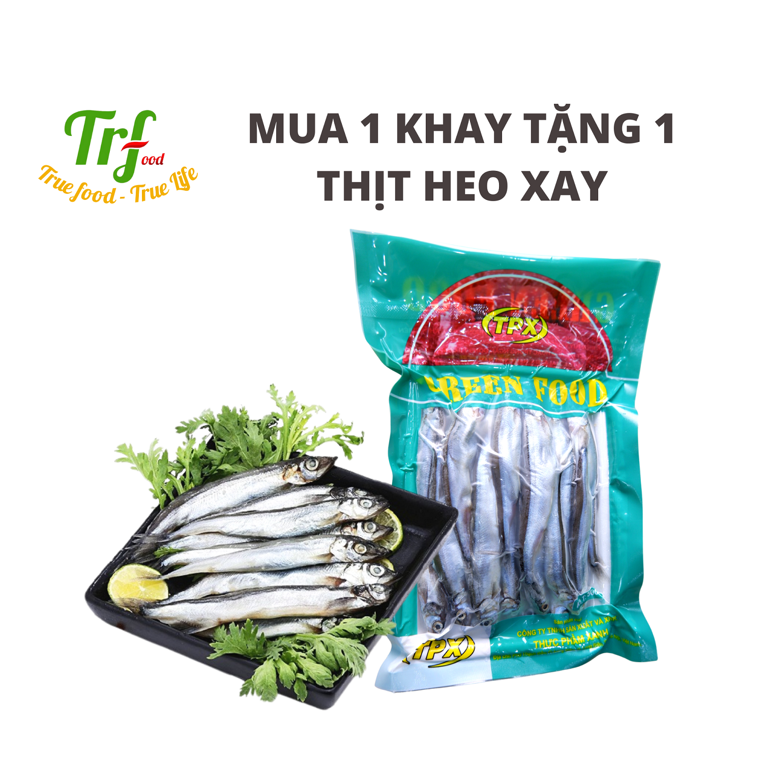 Cá trứng Nauy khay 500g