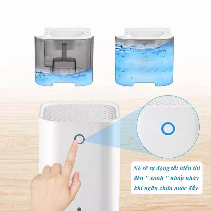 Máy Hút Ẩm Gia Đình Mini Dehumidifier 850ml - Home and Garden