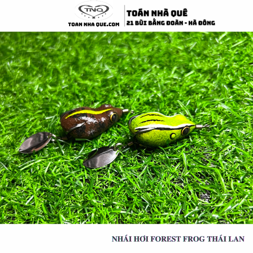 Nhái hơi Forest Frog Thái Lan - Lửng 3.5cm 9g TNQ LURES Toán nhà quê