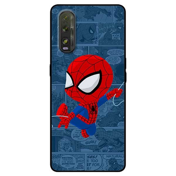 Ốp lưng dành cho Oppo Find X2 mẫu Người Nhện Bay