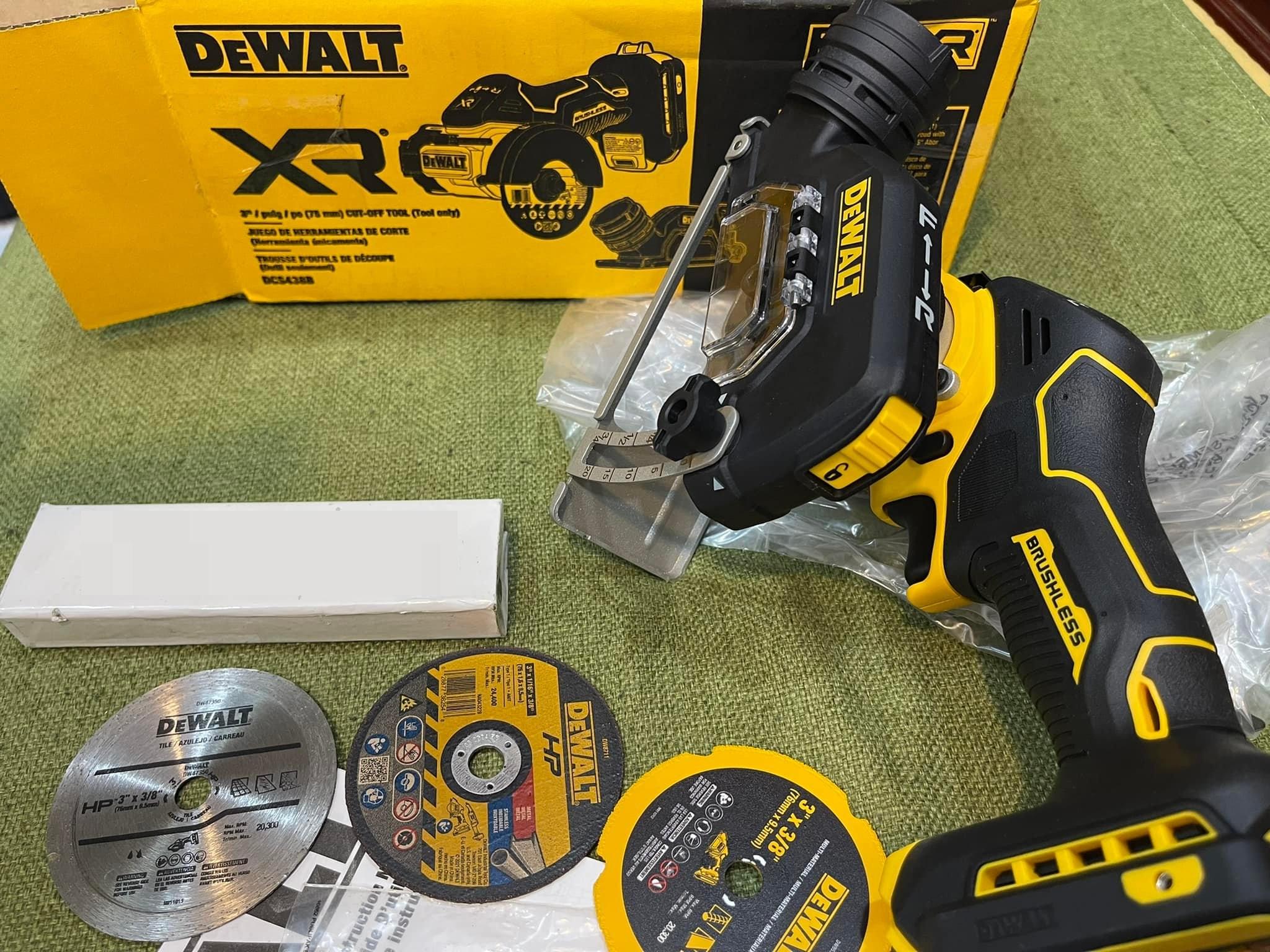 MÁY CẮT CẦM TAY 20V DEWALT DCS438B - HÀNG CHÍNH HÃNG