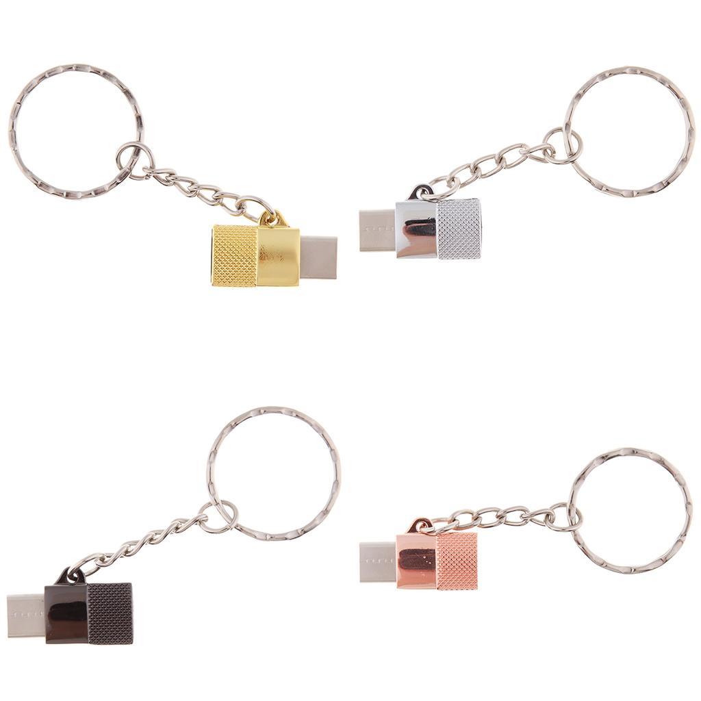 Portable Type-c Male to Micro USB Female OTG Adapter Charging & Data