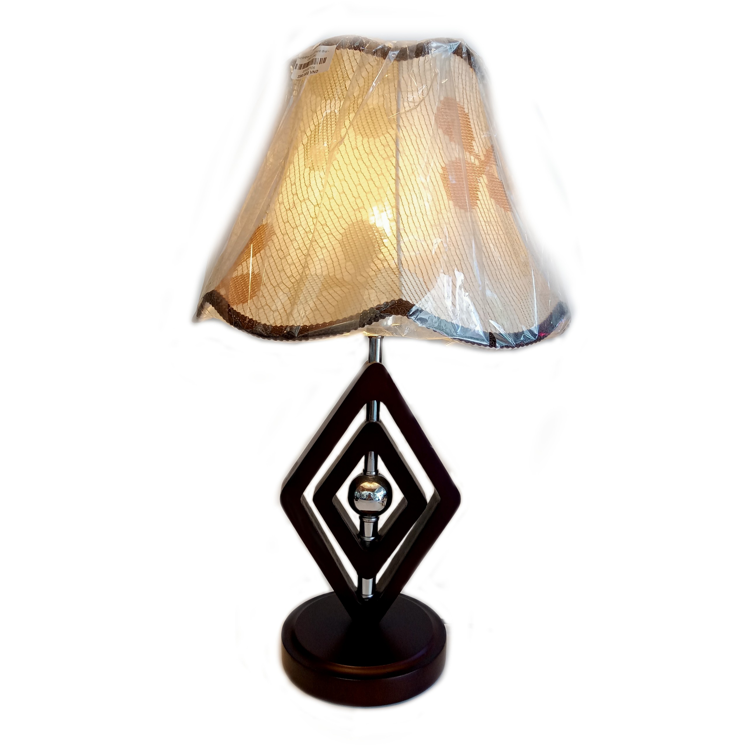Đèn ngủ thân gỗ cao cấp- Để đầu giường- Đèn ngủ để bàn khách sạn- Decor, trang trí- 5238