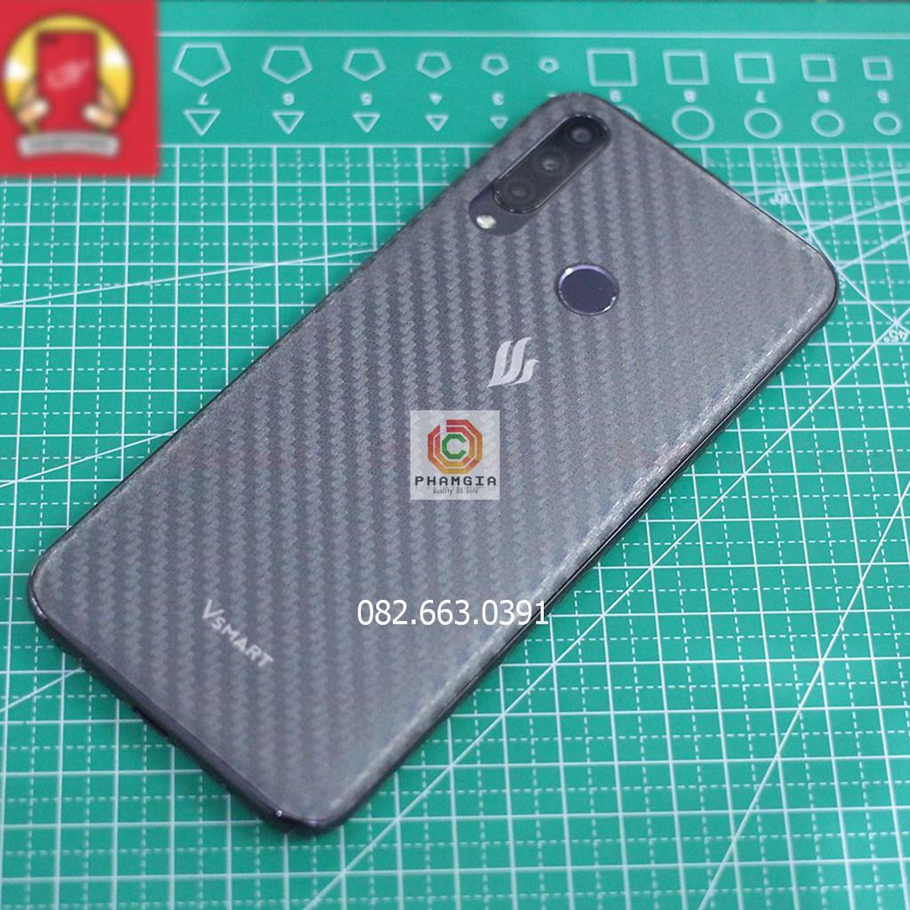 Skin Dán mặt sau carbon vsmart joy 3