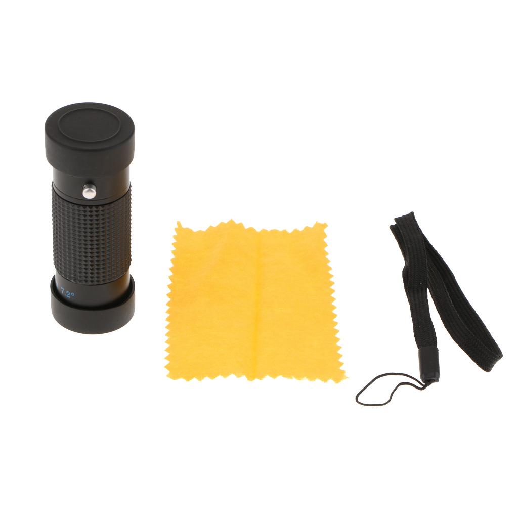 Mini 8x21 Extra Short Focus Optics Monocular Typoscope Microscope Kit