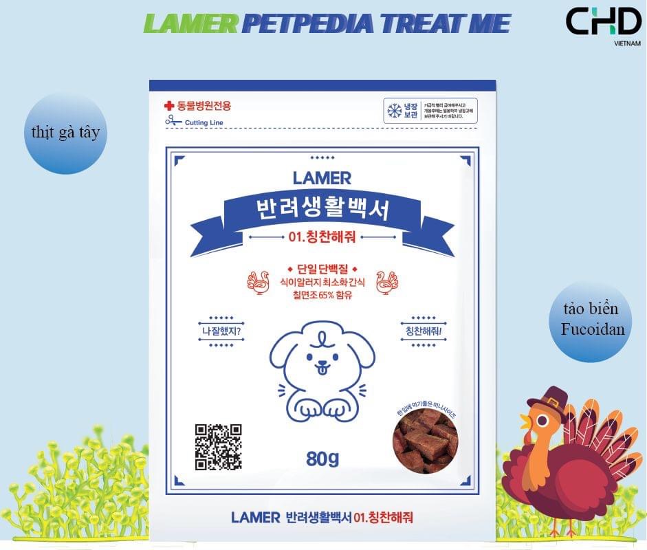 ￼PETPEDIA TREAT ME BÁNH THƯỞNG GIẢM STRESS &amp; TĂNG CƯỜNG MIỄN DỊCH CHO THÚ CƯNG [ 80g ]