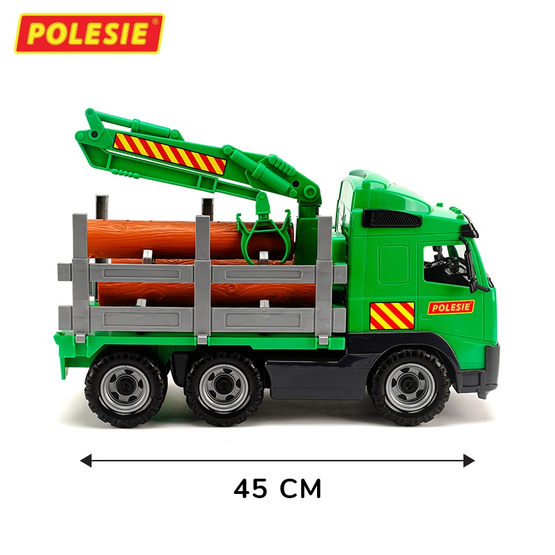 Xe đồ chơi trẻ em chỡ gỗ nhỏ Volvo PowerTruck – Polesie Toys