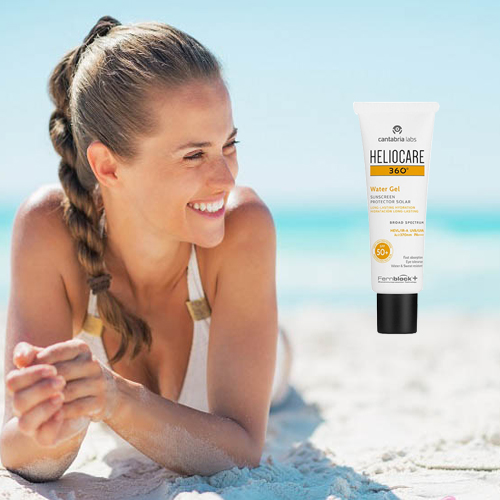 Kem Chống Nắng Heliocare 360 Water Gel Spf50+ 50ml - Không cay mắt, kháng nước, bảo vệ vượt trội