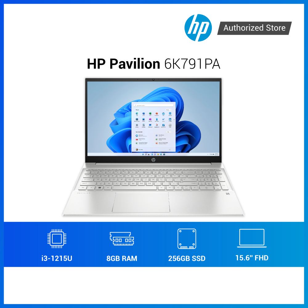 Laptop HP Pavilion 15-EG2063TU 6K791PA i3-1215U|8GB|256GB|UHD Graphics|15.6'' FHD - Hàng chính hãng