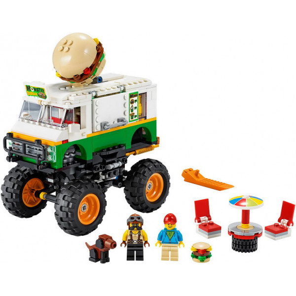 Mô hình đồ chơi lắp ráp LEGO CREATOR Xe Tải Burger Lưu Động 31104 ( 499 Chi tiết )