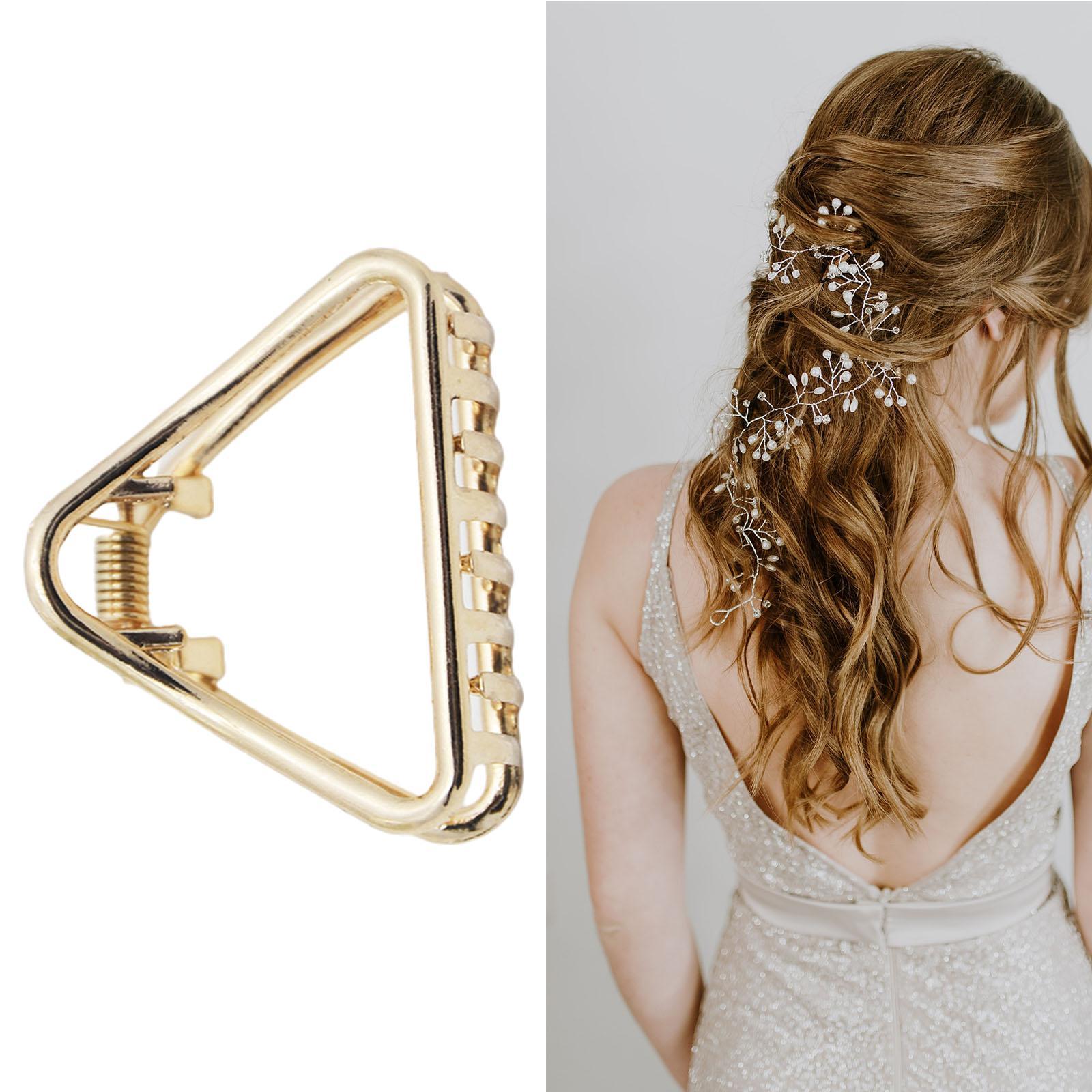 Hair Claws Clip, Hair Styling Accessories Hairpins Girls Elegant Headwear, Hair Jaw Clip, Non Slip Headdress, for All Hair Types Hair Clip