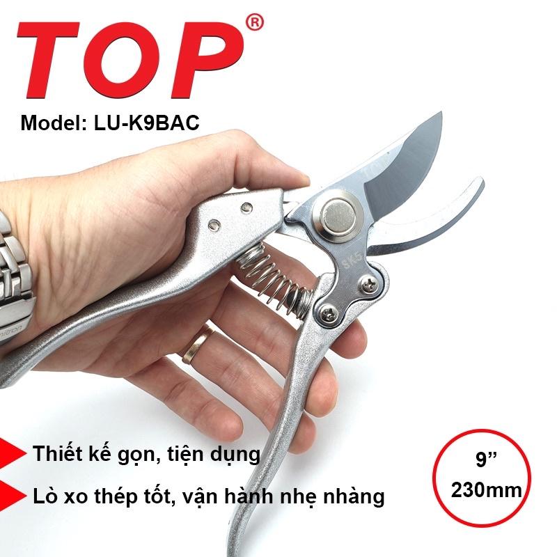 Kéo cắt cành 9” cán bạc Top