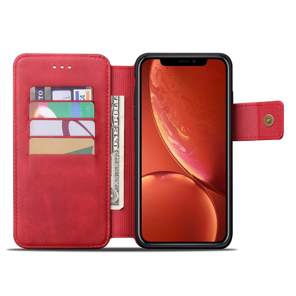 Wallet Case with Credit Card Holder, Premium PU Leather Kickstand Durable Shockproof Phone Case Cover for Apple iPhone XR