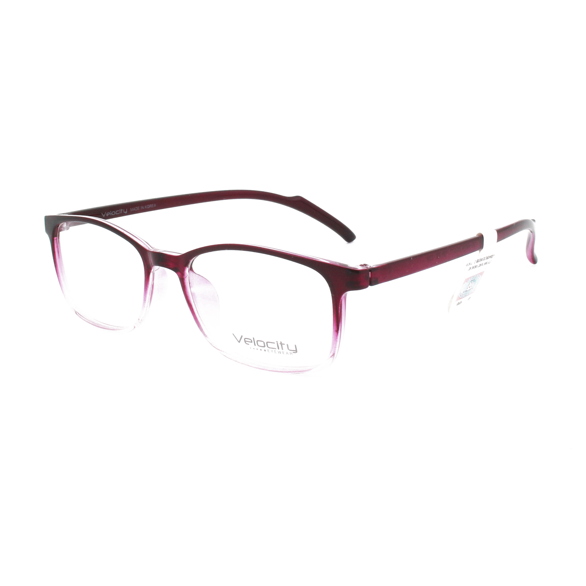 Gọng kính unisex nhựa TR90 thời trang VELOCITY VL4431