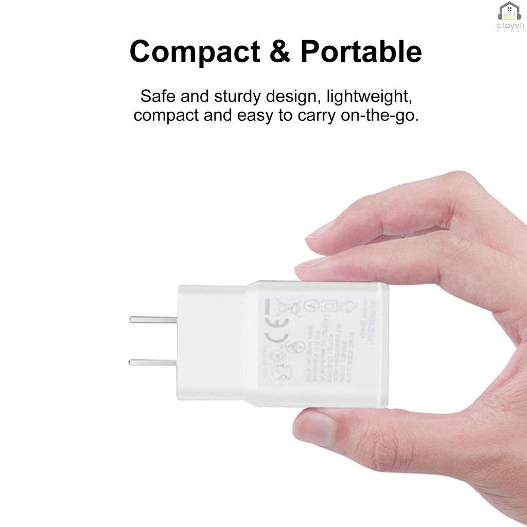 Củ sạc nhanh một cổng USB 9V-1.67A 5V-2A cho điện thoại