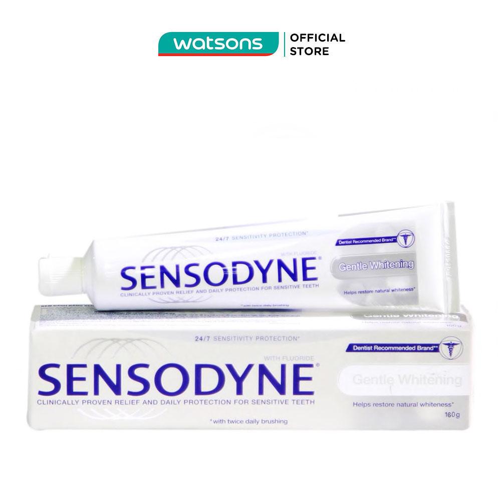 Kem Đánh Răng Trắng Sáng Sensodyne Gentle Whitening 160g