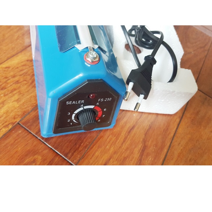 Máy hàn miệng túi dập tay, đường hàn rộng 2mm dài 200/250/300/400