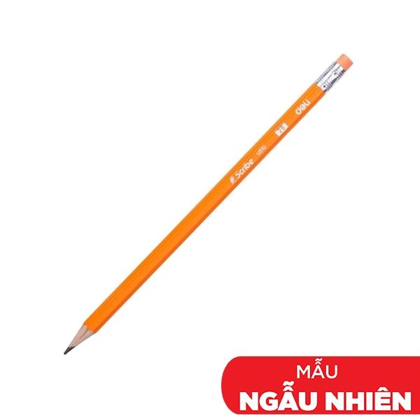 Bút Chì Gỗ 2B Deli Scribe EU51006 (Mẫu Màu Giao Ngẫu Nhiên)