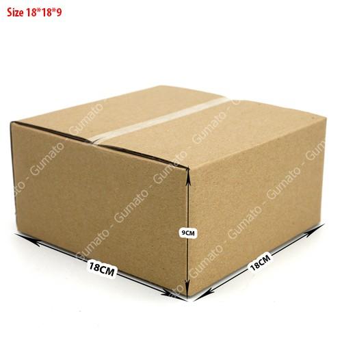 Hộp giấy P41 size 18x18x9 cm, thùng carton gói hàng Everest