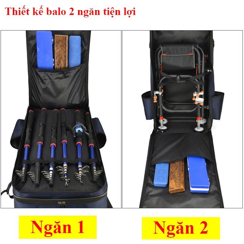 Túi Đựng Cần và phụ kiện , Balo dung tích lớn đựng ghế câu đài , Túi đựng rọng câu Xinyunfeng cao cấp TDC-11