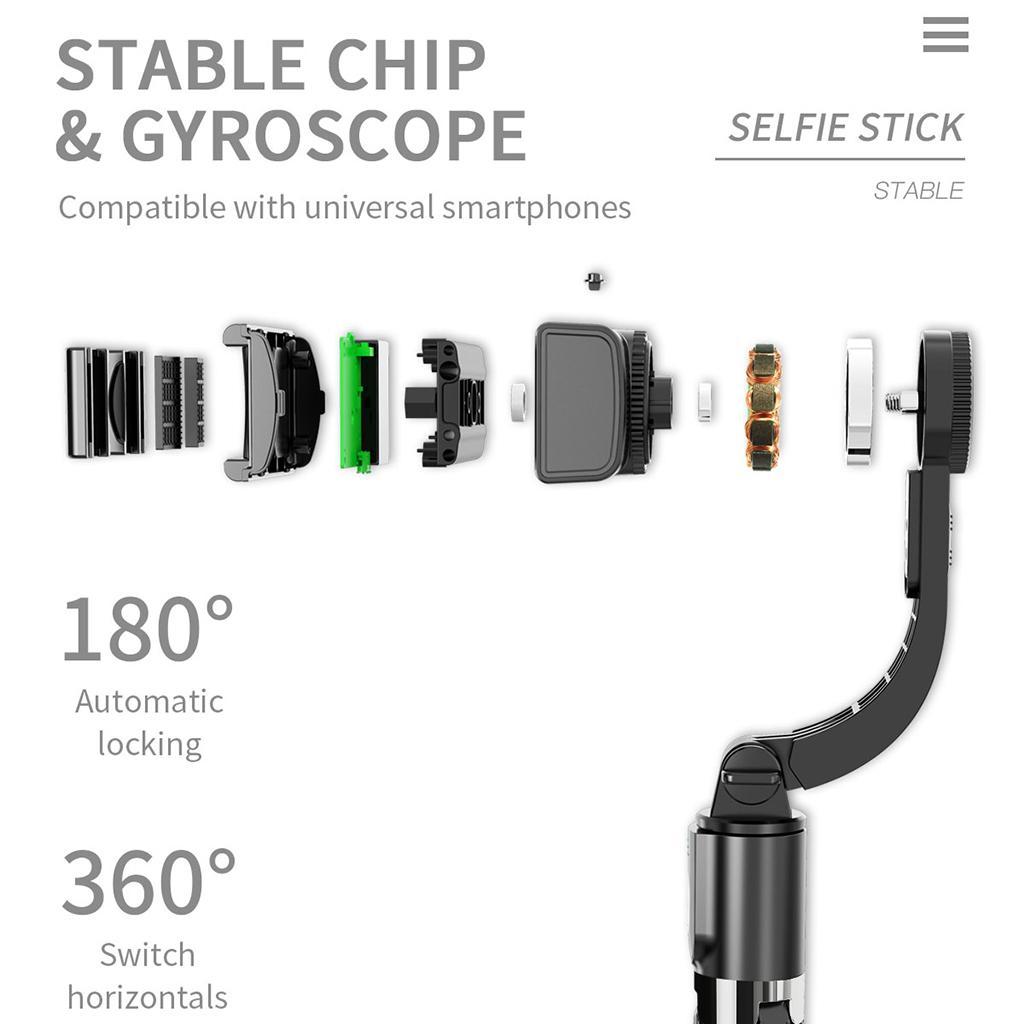 Selfie Stick Monopod Tripod Bluetooth Remote Shutter For 11 Black