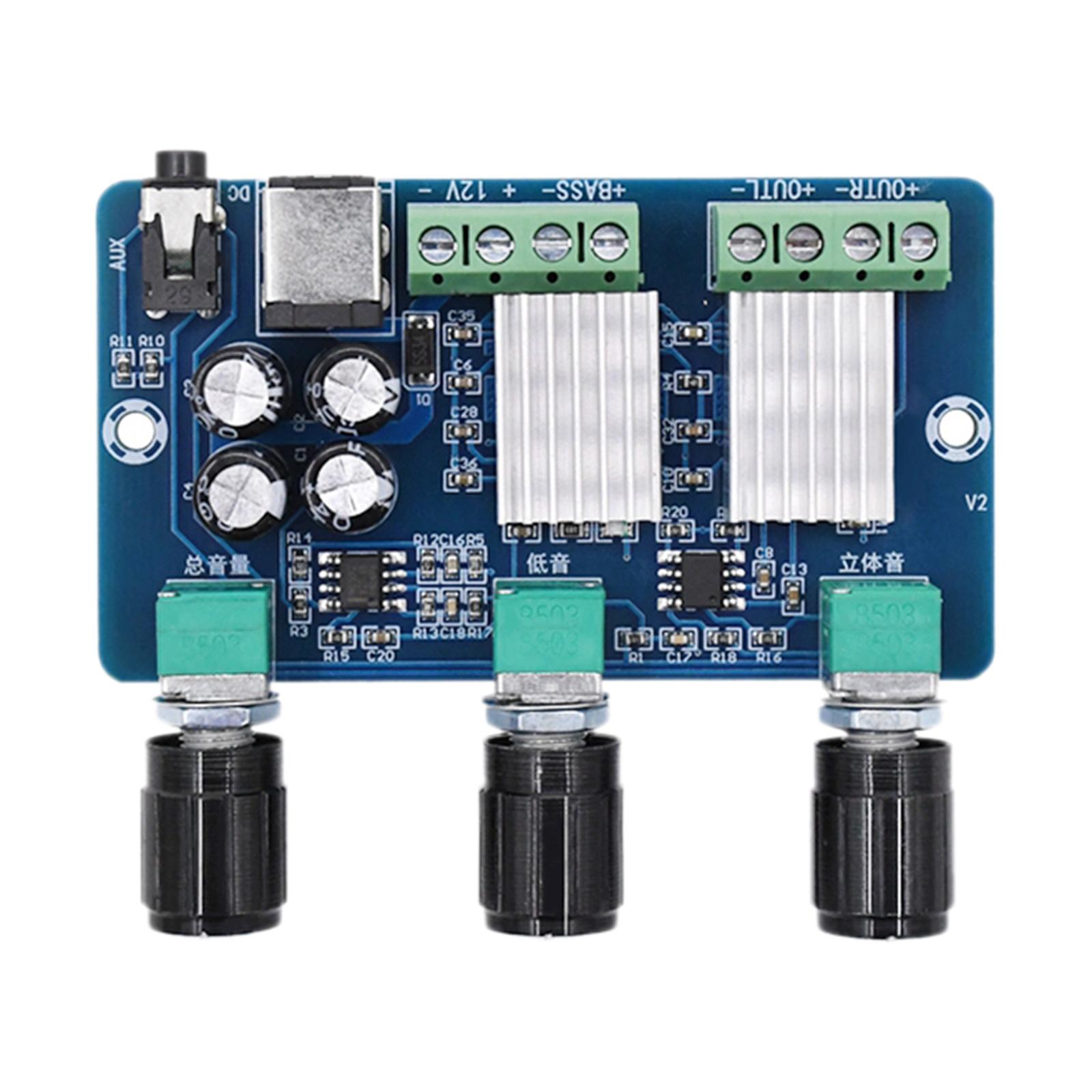 DC12V XH-A355 2.1 Channel Digital Stereo Audio Power Amplifier Board AMP