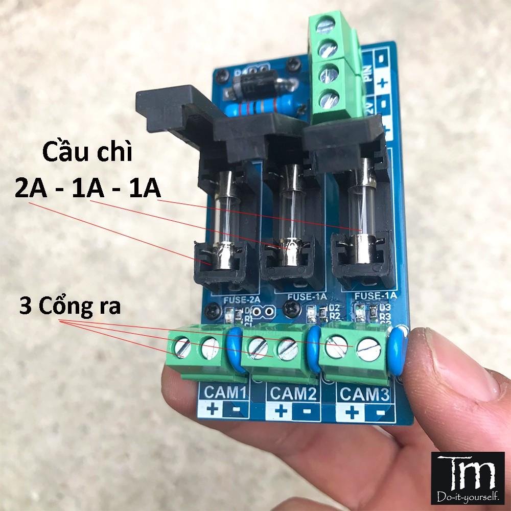 Mạch Điều Khiển Lưu Điện UPS DC 12V 3A Ổn Áp Đầu Ra