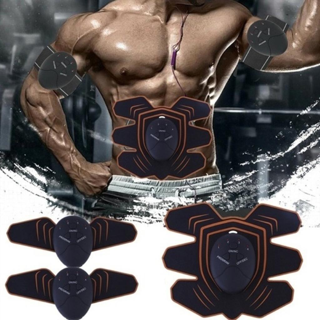 1 Set USB Home Gear Abdominal Muscle Training Belt And Thigh Arm Stimulator