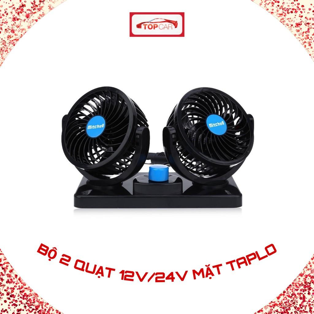 HÀNG HOTQuạt Đôi Mini 360 Độ Để Trong Ô Tô, Để Bàn Làm Việc