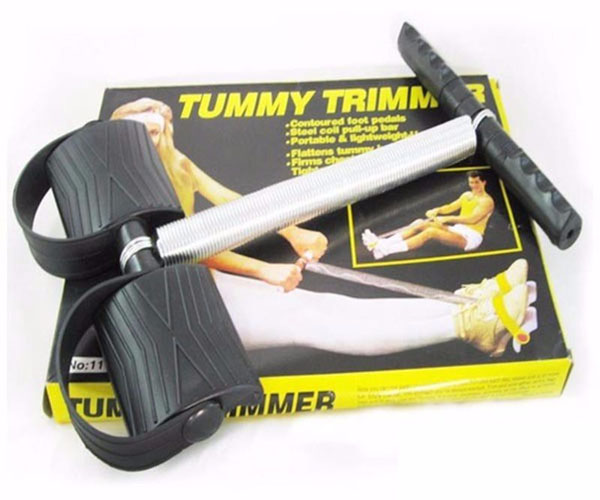 Dụng cu tập thể dục Tummy Trimmer-Dây tập lò xo tại nhà(giao màu ngẫu nhiên)