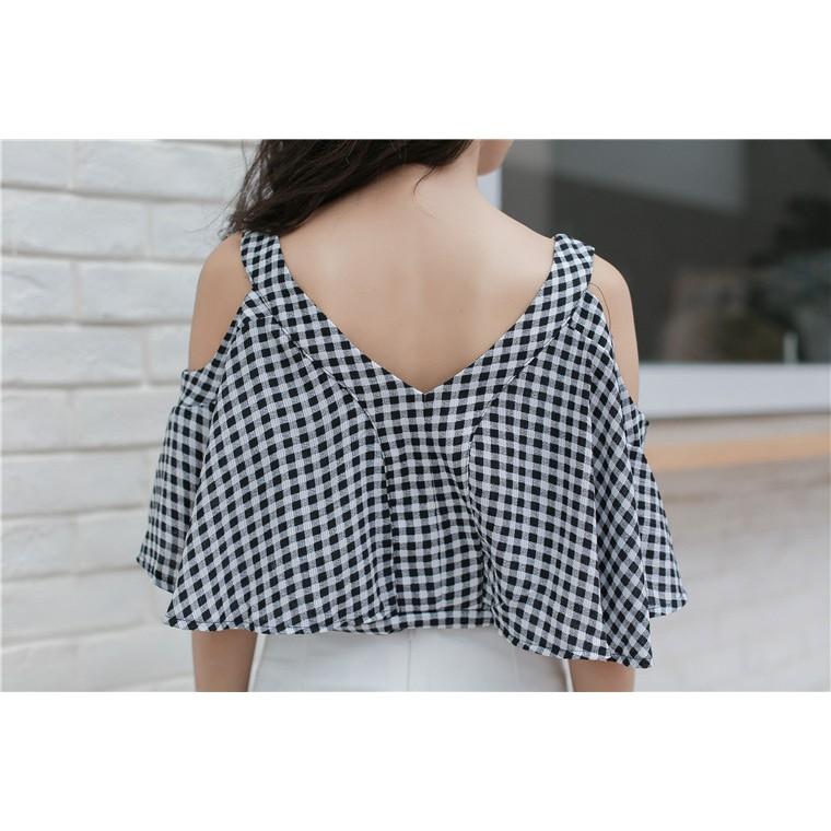 TK86-ÁO KẺ SỌC TRỄ VAI DỄ THƯƠNG S-6XL