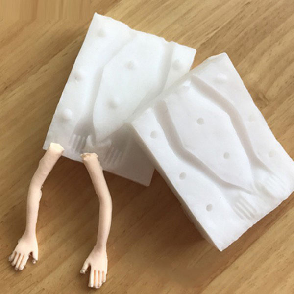 Khuôn ÉP CÁNH TAY Búp Bê Ép Đất Sét Nhật BJD Doll Figure ARM MOLDS