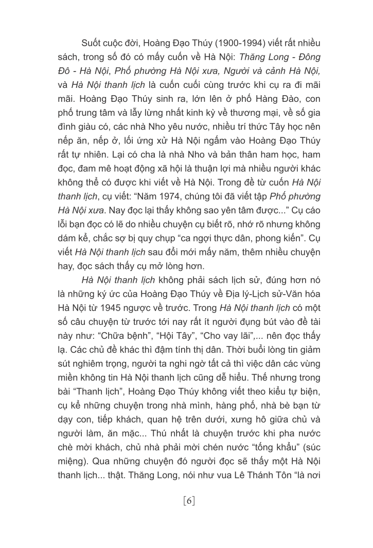 Sách Hà Nội Thanh Lịch (Tái Bản 2020)