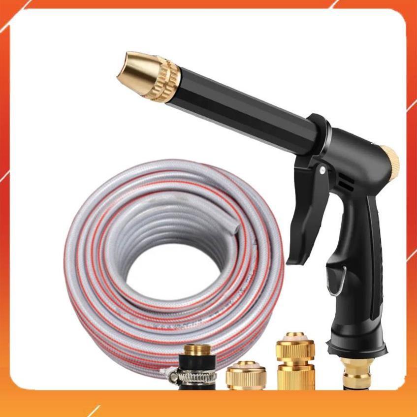 Bộ dây và vòi xịt rửa xe tưới cây tăng áp,vòi xịt rửa,vòi tưới cây 810-2576-1