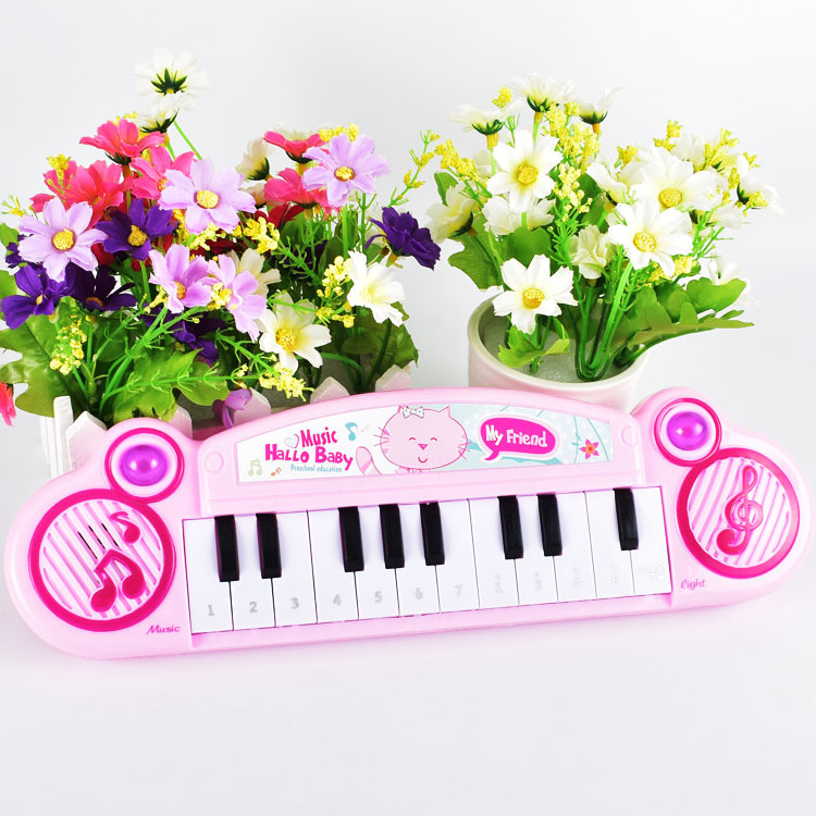 Đàn Piano 12 phím tập chơi cho bé 34*9.5*3.5cm, chọn màu theo ý+Tặng kèm pin