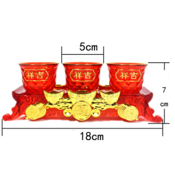 Đồ cúng nhựa cứng cúng Phật - thờ cúng