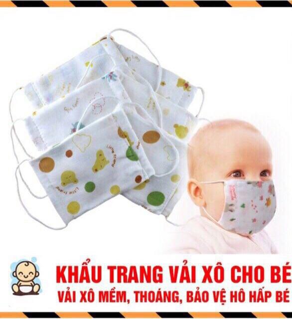 Khẩu trang vải cho bé